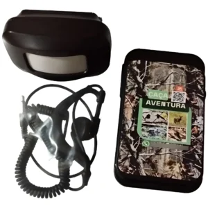 detector de animais com 1 sensor preto e camuflado