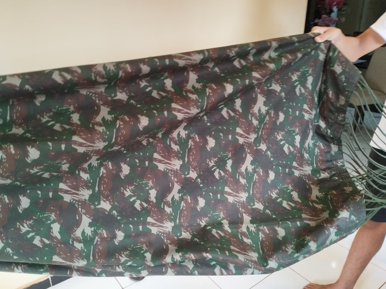 rede camuflada forrada