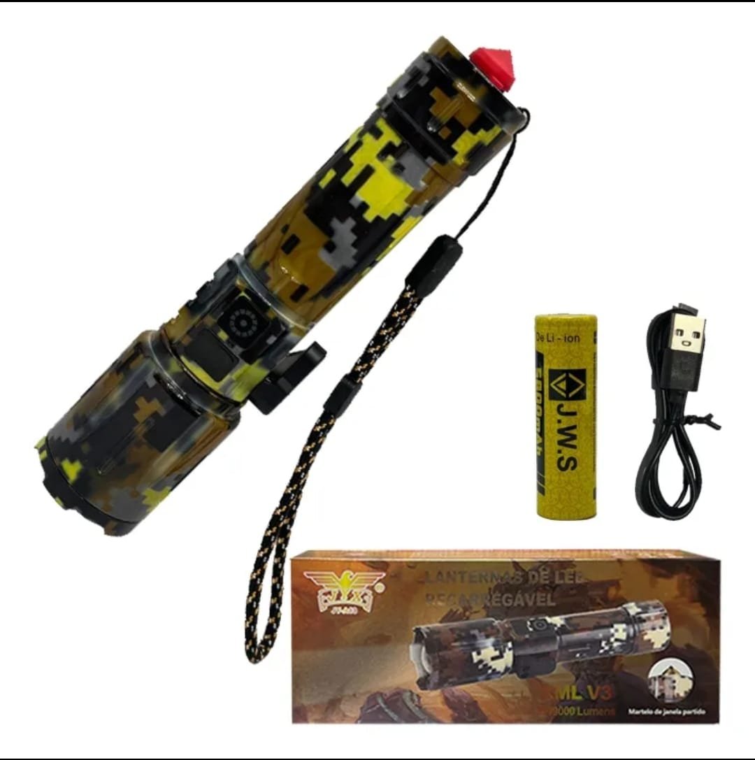 lanterna tÁtica camuflada