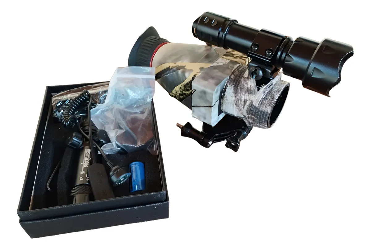 visÃo noturna com laser infrevermelho